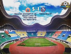 Pesta Gol Macan Kemayoran: Persija Jakarta Hantam Arema FC 5-1 di Stadion Patriot