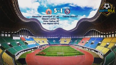 Pesta Gol Macan Kemayoran: Persija Jakarta Hantam Arema FC 5-1 di Stadion Patriot