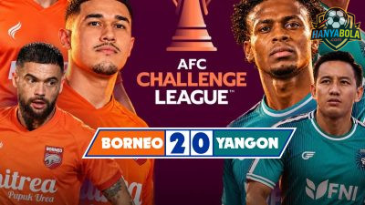 Tampil Perkasa di Segiri, Borneo FC Tumbangkan Yangon United 2-0 pada Laga Perdana AFC Challenge League