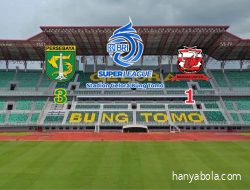 Hasil Persebaya vs Madura United 3-1: Bajul Ijo Pesta Gol